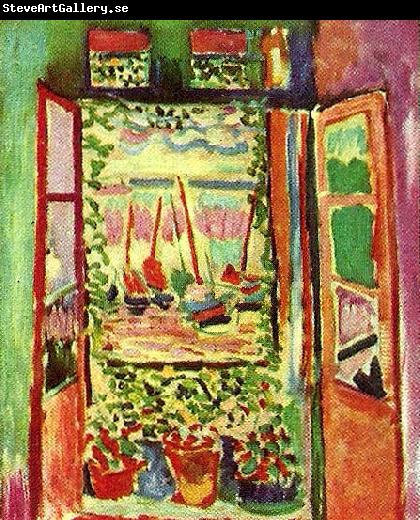 Henri Matisse oppet fonster, collioure